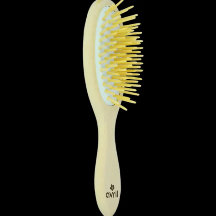 Hot Avril Brosse à cheveux en bois de hêtre