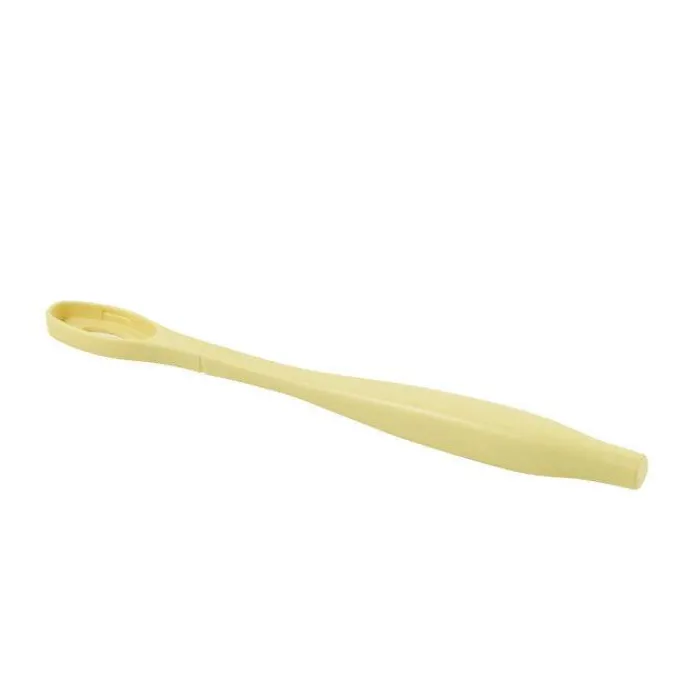 Avril Kit enfant manche jaune + 3 têtes de brosse à dents - Poils extra souples