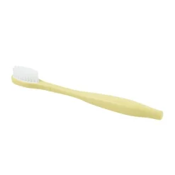 Avril Kit enfant manche jaune + 3 têtes de brosse à dents - Poils extra souples