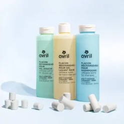 Best Avril Kit gel douche Abricot en pastilles + flacon