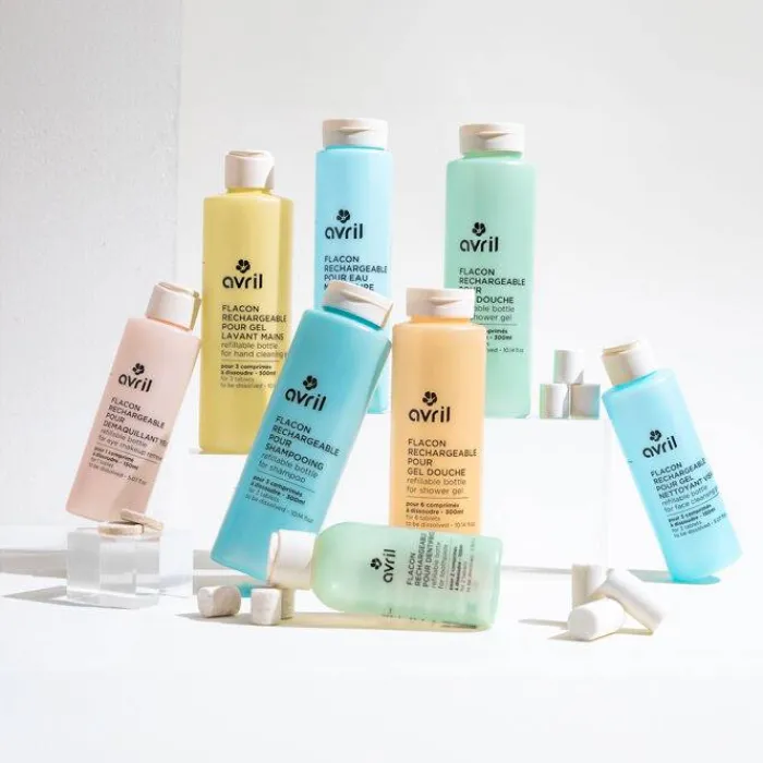 Clearance Avril Kit gel douche Tiaré en pastilles + flacon