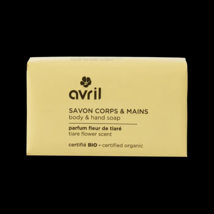New Avril Savon corps et mains Fleur de tiaré